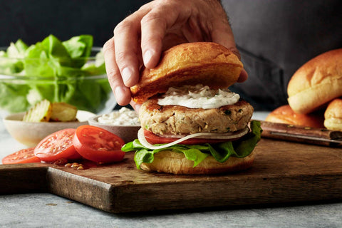 Good Catch Plant Based Fish Burger, 80 Ounce Bag -- 2 per case