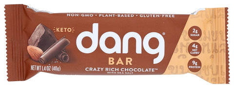 Dang Crazy Rich Chocolate Bar with Sea Salt, 1.4 Ounce -- 12 per case