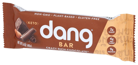 Dang Crazy Rich Chocolate Bar with Sea Salt, 1.4 Ounce -- 12 per case