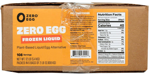 Zero Egg Liquid Egg Substitute, 2 Pound -- 6 per case