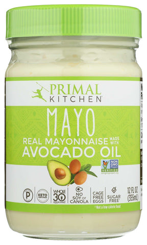 Primal Kitchen Avocado Oil Mayonnaise, 12 Fluid Ounce -- 6 per case.