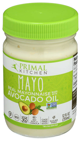 Primal Kitchen Avocado Oil Mayonnaise, 12 Fluid Ounce -- 6 per case.