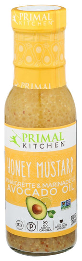 Primal Kitchen Avocado Oil Honey Mustard Vinaigrette Dressing and Marinade, 8 Ounce -- 6 per case.