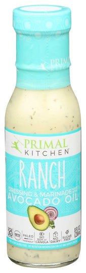Primal Kitchen Avocado Oil Ranch Dressing, 8 Fluid Ounce -- 6 per case.
