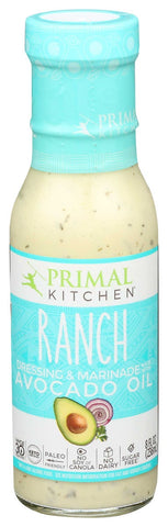 Primal Kitchen Avocado Oil Ranch Dressing, 8 Fluid Ounce -- 6 per case.