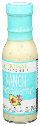 Primal Kitchen Avocado Oil Ranch Dressing, 8 Fluid Ounce -- 6 per case.