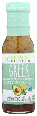 Primal Kitchen Avocado Oil Vinaigrette Dressing and Marinade, 8 Ounce -- 6 per case.