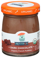 Petit Pot Organic Dark Chocolate Pot De Creme, 3.5 Ounce -- 8 per case