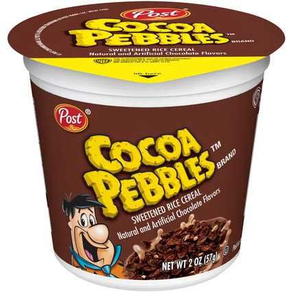 Post Cocoa Pebbles Sweetened Rice Cereal, 2 Ounce -- 12 per case