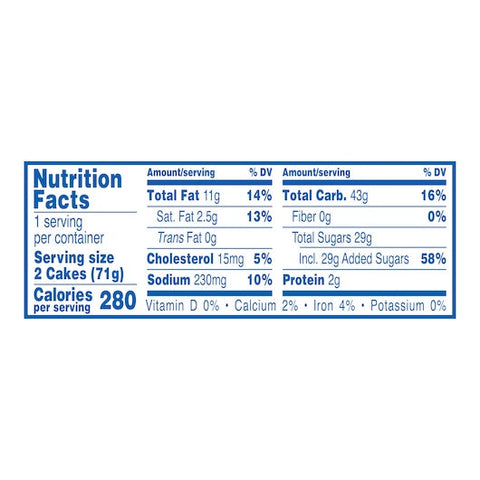 Hostess Single Serve Baby Bundts Lemon Drizzle Cake, 2.5 Ounce - 6 per pack -- 6 packs per case