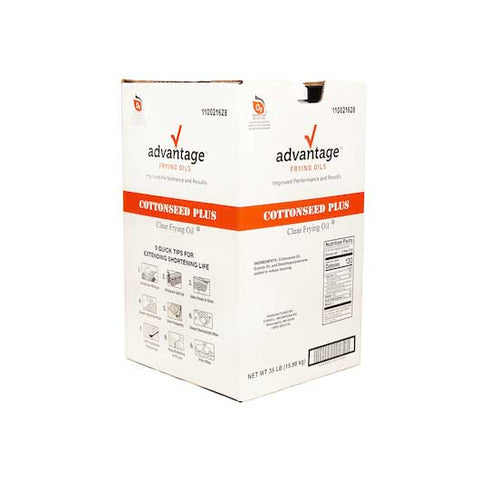 Advantage Cottonseed Plus Clear Frying Oil, 35 Pound