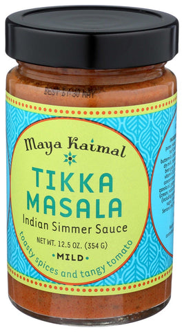 Maya Kaimal Tikka Masala Simmer Sauce, 12.5 Ounce -- 6 per case.