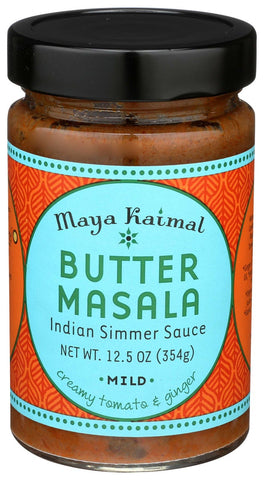 Maya Kaimal Butter Masala Simmer Sauce, 12.5 Ounce -- 6 per case.