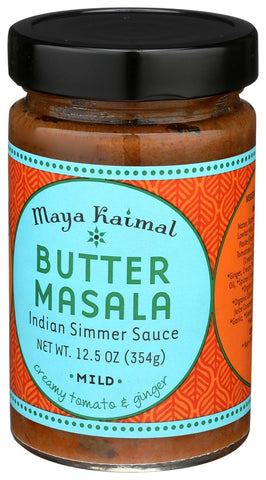 Maya Kaimal Butter Masala Simmer Sauce, 12.5 Ounce -- 6 per case.