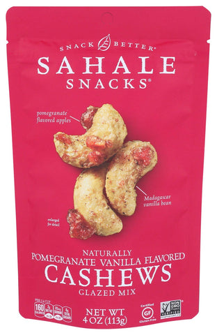 Sahale Snacks Pomegranate Cashew Glazed Nut, 4 Ounce -- 6 per case.