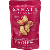 Sahale Snacks Naturally Pomegranate Vanilla Flavored Cashews Glazed Mix, 4 Ounce -- 6 per case.