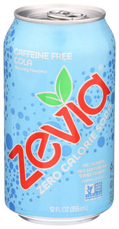 Zevia All Natural Caffeine Free Cola Soda, 12 Ounce -- 24 per case.