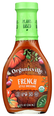 OrganicVille Organic French Dressing, 8 Ounce -- 6 per case.