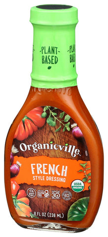 OrganicVille Organic French Dressing, 8 Ounce -- 6 per case.
