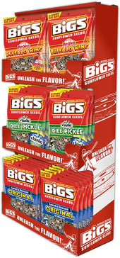 Bigs Assorted Sunflower Seed, 5.35 Ounce -- 36 per case.