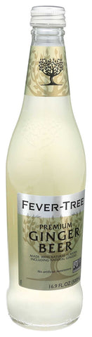 Fever Tree Ginger Beer Mixer Soda, 16.9 Ounce -- 8 per case.