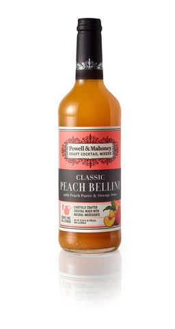 Powell and Mahoney Peach Bellini Cocktail Mixer, 750 Milliliter -- 6 per case