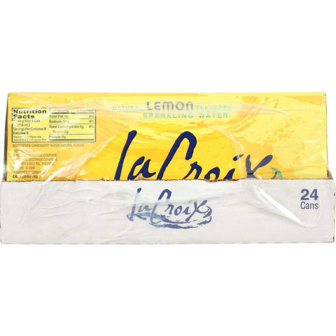 LaCroix Natural Lemon Sparkling Water, 12 Fluid Ounce - 8 count per pack -- 3 packs per case