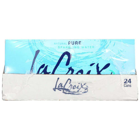 LaCroix Natural Pure Sparkling Water, 12 Fluid Ounce - 8 Count per pack -- 3 packs per case