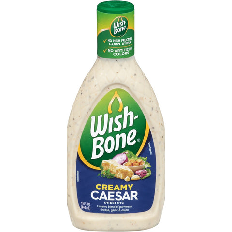 Wish Bone Creamy Caesar Dressing, 15 Fluid Ounce -- 6 per case.