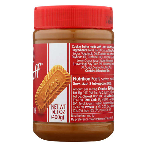 Biscoff Alternative Peanut Butter Spread, 14 Ounce -- 8 per case.