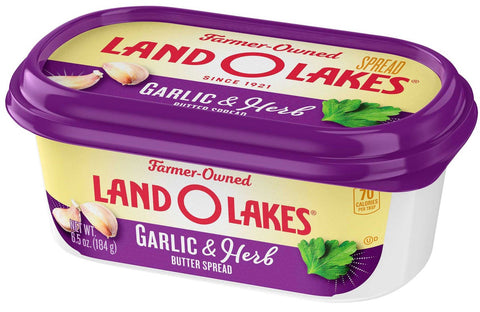 Land O Lakes Garlic & Herb Butter Spread, 6.5 Ounce -- 12 per case