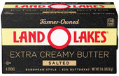 Land O Lakes Extra Creamy Salted Butter, 1 Pound -- 18 per case