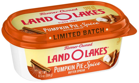 Land O Lakes Pumpkin Spice Butter Spread, 6.5 Ounce -- 12 per case