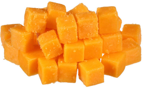 Land O Lakes Mild Reduced Fat Yellow Cheddar Cheese Cube, 5 Pound -- 4 per case.