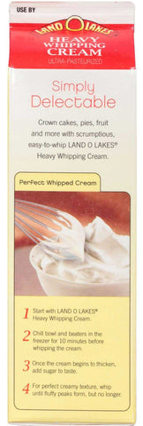 Land O Lakes 36 Percent Heavy Whipping Cream, 32 Fluid Ounce -- 12 per case.