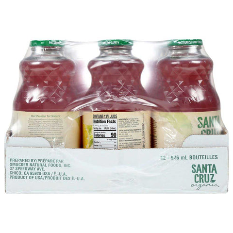 Santa Cruz Organic Blueberry Lemonade, 32 Fluid Ounce -- 12 per case