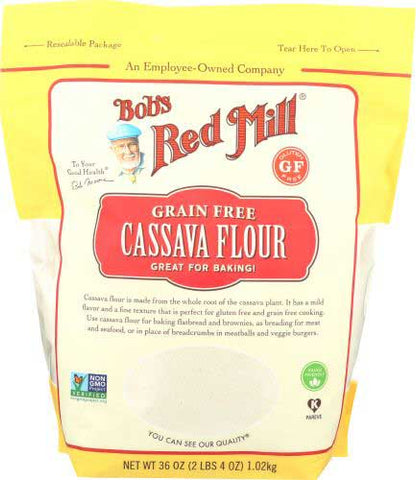 Bobs Red Mill Cassava Flour, 36 Ounce -- 4 per case