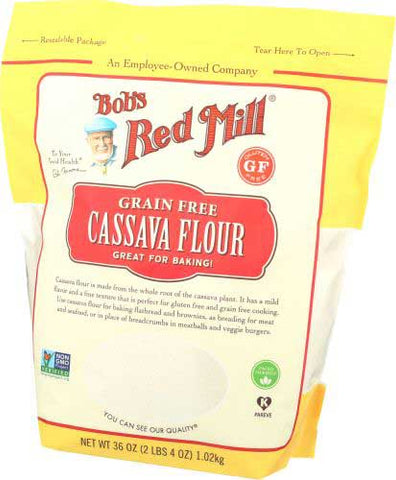 Bobs Red Mill Cassava Flour, 36 Ounce -- 4 per case