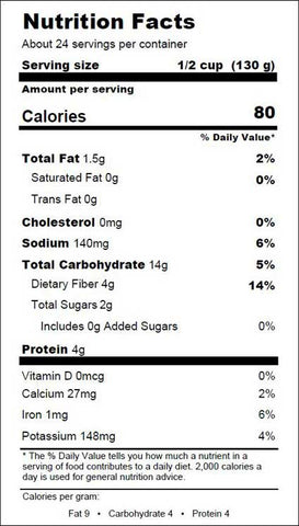 Furmanos Low Sodium All Natural Extra Fancy Chick Peas, 110 Ounce -- 6 per case