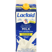 Lactaid 100 Percent Lactose Free Fat Free Calcium Enriched Milk, 64 Fluid Ounce -- 6 per case
