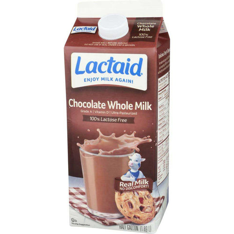 Lactaid Whole Chocolate Milk, 64 Fluid Ounce -- 6 per case