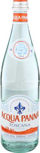 Acqua Panna Toscana Italia Natural Spring Water, 25.3 Fluid Ounce Glass Bottle -- 12 per case