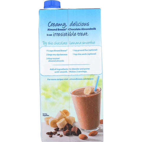 Blue Diamond Almond Breeze; Chocolate, 32 Oz -- 12 Per Case.