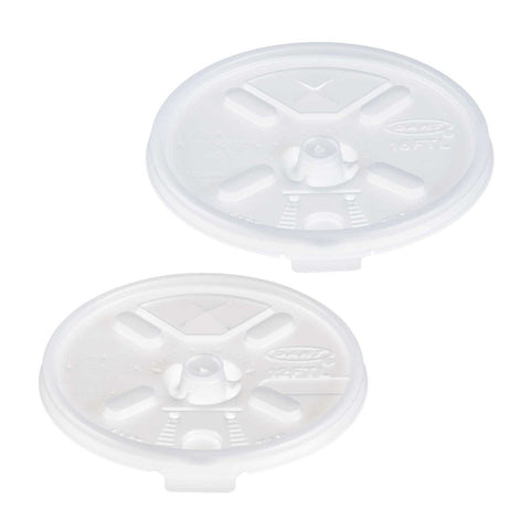 Translucent, Lift N Lock W/Straw Slot -- 1000 Per Case.