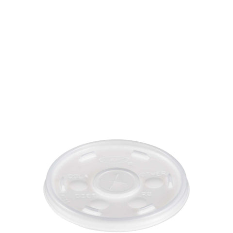 Translucent, Straw Slotted Lid For 10J10, 10Ky10, 12Fj10 -- 1000 Per Case.