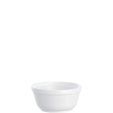 Dart Insulated Foam Bowls, 12oz, White, 50/Pack, 20 Packs/Carton