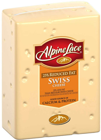 Alpine Lace Swiss Cheese, 7 Pound -- 2 per case