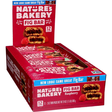 Natures Bakery Raspberry Whole Wheat Fig Bar , 2.0 Ounce -- 12 per case.