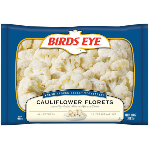 Birds Eye Cauliflower Florets, 14.4 Ounce -- 12 per case.