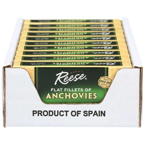 Reese Flat Anchovy, 2 Ounce -- 10 per case.